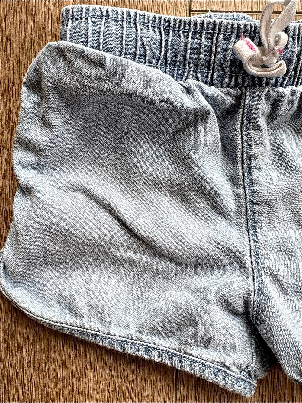 Blue Drawstring Shorts - Picture 4 of 6